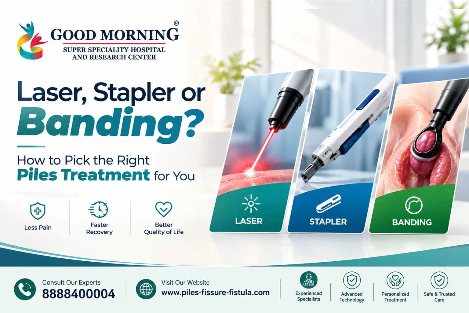 Laser Piles Treatment in Pune - Good Morning Superspeciality Hospital